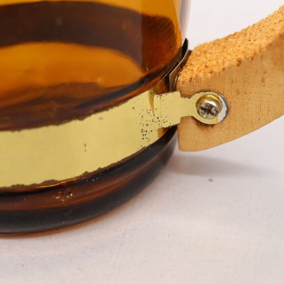 Ragin' Cajun Rollercoaster Amber Glass Tankard Mug Pontchartrain Beach Amusement - Picture 11 of 14